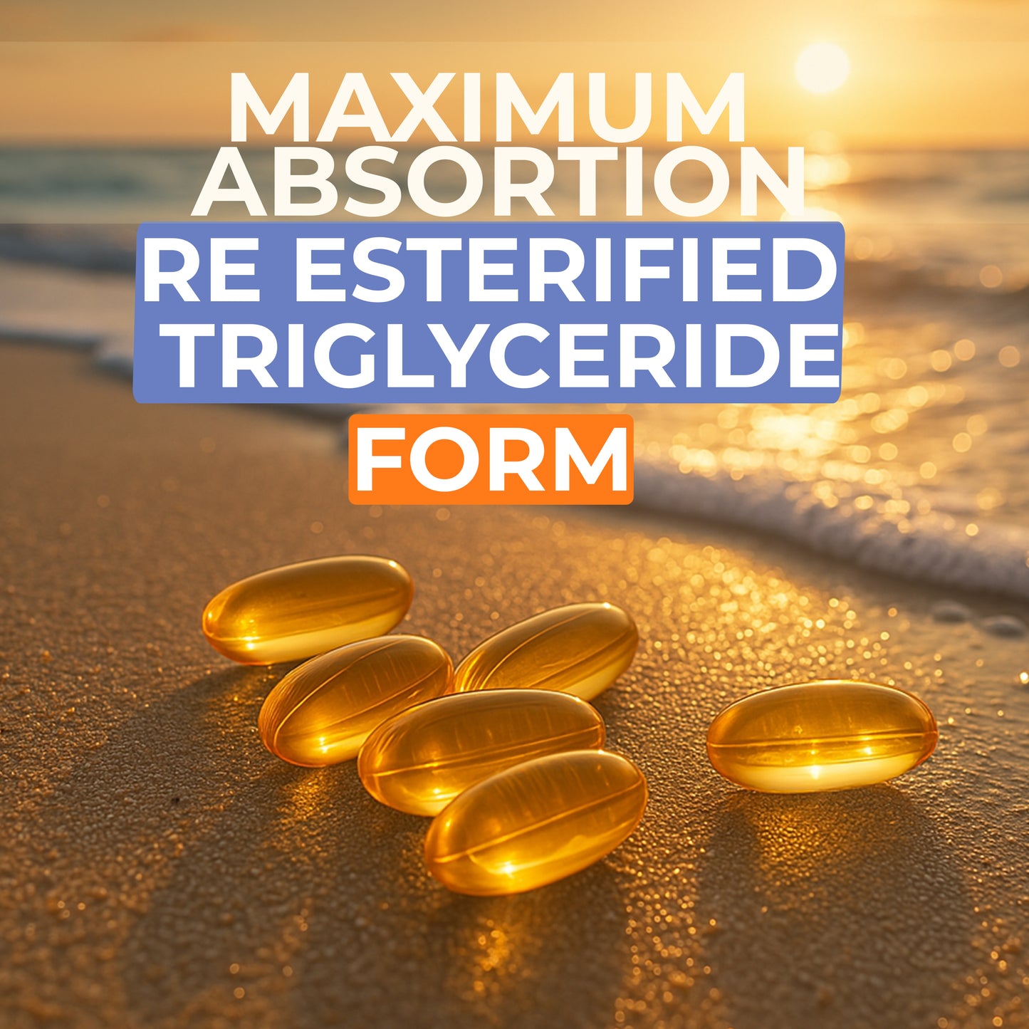 Triple 3X Strength 450mg EPA & 300mg DHA Re-esterified Triglyceride (rTG) form Omega 3 Fish Oil - Lemon Flavor- 60 Soft Gels