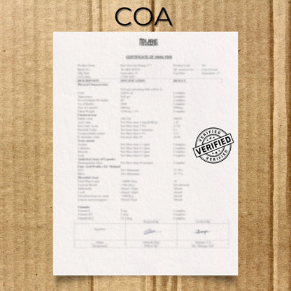 COA & NABL Certified Lab Report – Printed Copy with Order